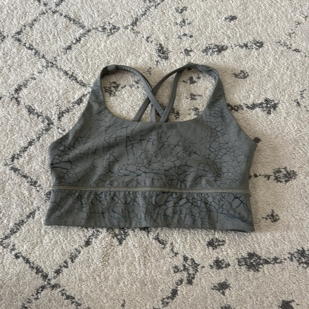 Lululemon Energy Longline Strappy Sport Bra Top